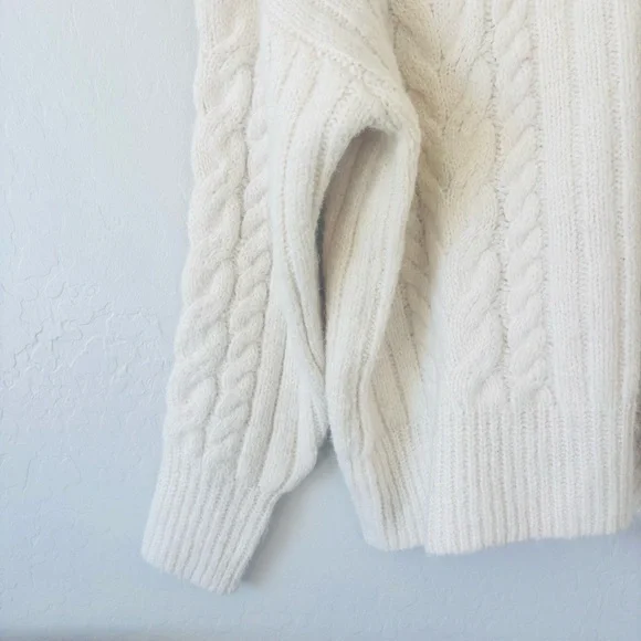 a new day Cream Cable-Knit Crewneck Sweater - Picture 5 of 9